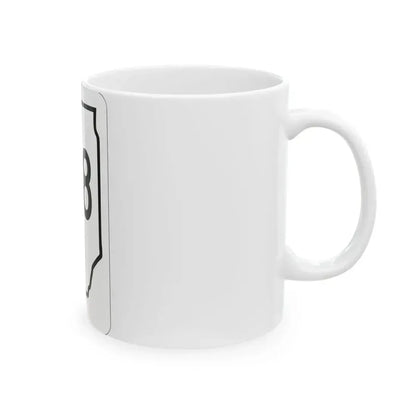 Illinois 68 1950 (Illinois) (Road Sign) White Coffee Mug - Go Mug Yourself