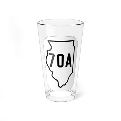 Illinois 70A 1926 (Illinois) (Road Sign) Pint Glass 16oz 16oz - Go Mug Yourself