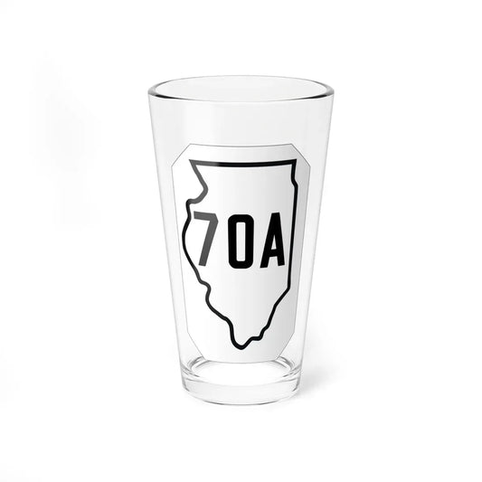 Illinois 70A 1926 (Illinois) (Road Sign) Pint Glass 16oz 16oz - Go Mug Yourself