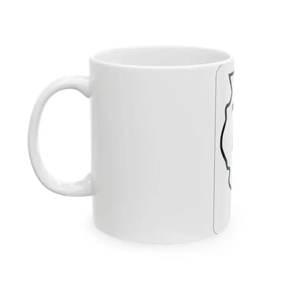 Illinois 71 1950 (Illinois) (Road Sign) White Coffee Mug - Go Mug Yourself