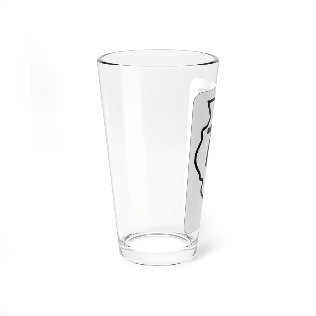 Illinois 77 1950 (Illinois) (Road Sign) Pint Glass 16oz - Go Mug Yourself