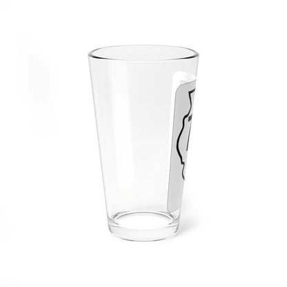 Illinois 77 1950 (Illinois) (Road Sign) Pint Glass 16oz - Go Mug Yourself