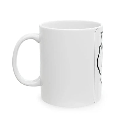 Illinois 77 1950 (Illinois) (Road Sign) White Coffee Mug - Go Mug Yourself