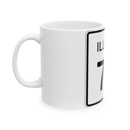Illinois 78 (Illinois) (Road Sign) White Coffee Mug - Go Mug Yourself