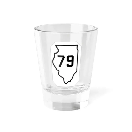 Illinois 79 1926 (Illinois) (Road Sign) Shot Glass 1.5oz 1.5oz - Go Mug Yourself
