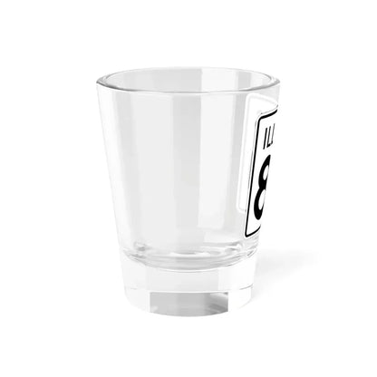 Illinois 80 1960 (Illinois) (Road Sign) Shot Glass 1.5oz - Go Mug Yourself