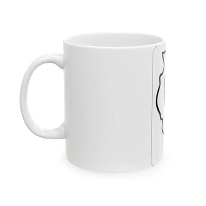 Illinois 81 1950 (Illinois) (Road Sign) White Coffee Mug - Go Mug Yourself