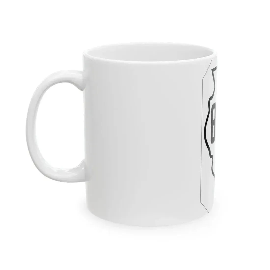 Illinois 83A 1926 (Illinois) (Road Sign) White Coffee Mug - Go Mug Yourself