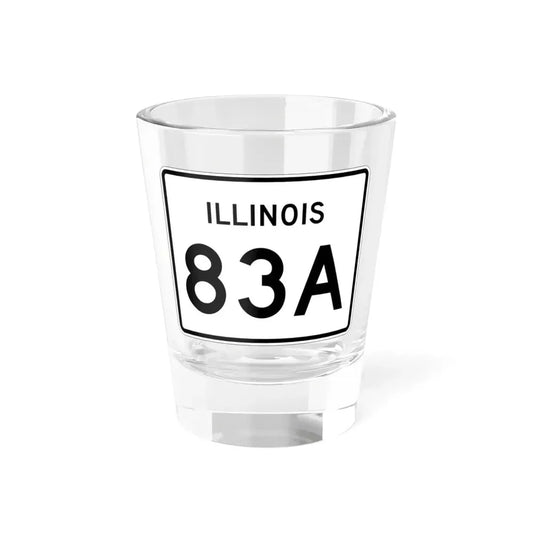 Illinois 83A (Illinois) (Road Sign) Shot Glass 1.5oz 1.5oz - Go Mug Yourself
