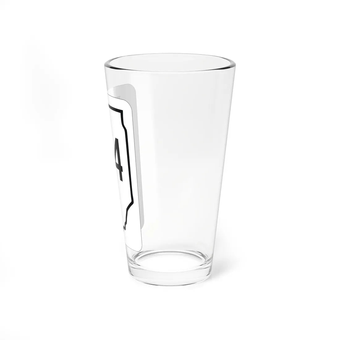 Illinois 84 1950 (Illinois) (Road Sign) Pint Glass 16oz - Go Mug Yourself