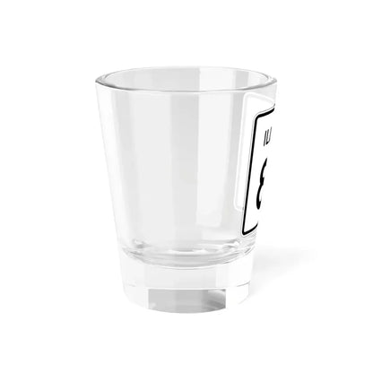 Illinois 84 (Illinois) (Road Sign) Shot Glass 1.5oz - Go Mug Yourself