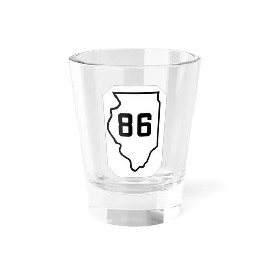 Illinois 86 1926 (Illinois) (Road Sign) Shot Glass 1.5oz 1.5oz - Go Mug Yourself