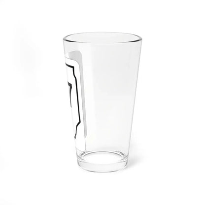 Illinois 87 1950 (Illinois) (Road Sign) Pint Glass 16oz - Go Mug Yourself