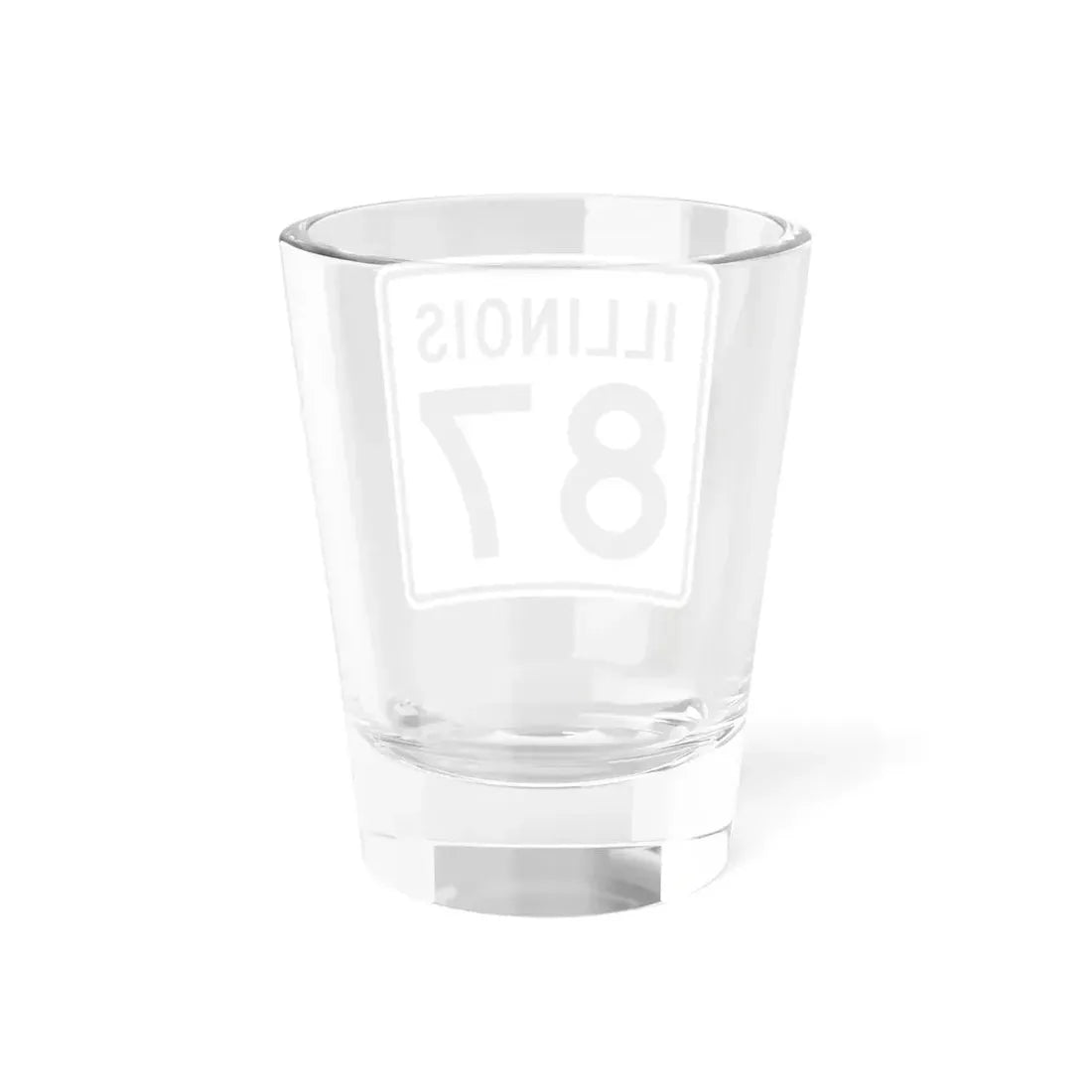 Illinois 87 1960 (Illinois) (Road Sign) Shot Glass 1.5oz - Go Mug Yourself