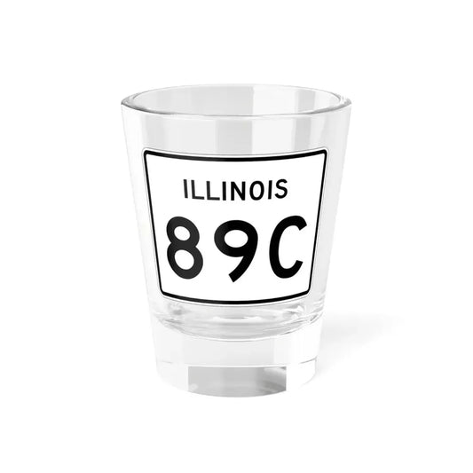 Illinois 89C (Illinois) (Road Sign) Shot Glass 1.5oz 1.5oz - Go Mug Yourself
