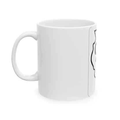 Illinois 90 1950 (Illinois) (Road Sign) White Coffee Mug - Go Mug Yourself