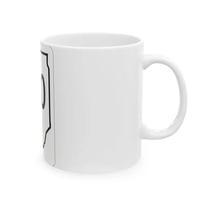 Illinois 90 1950 (Illinois) (Road Sign) White Coffee Mug - Go Mug Yourself