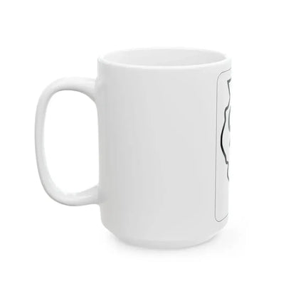 Illinois 90 1950 (Illinois) (Road Sign) White Coffee Mug - Go Mug Yourself