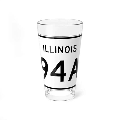 Illinois 94A (Illinois) (Road Sign) Pint Glass 16oz 16oz - Go Mug Yourself