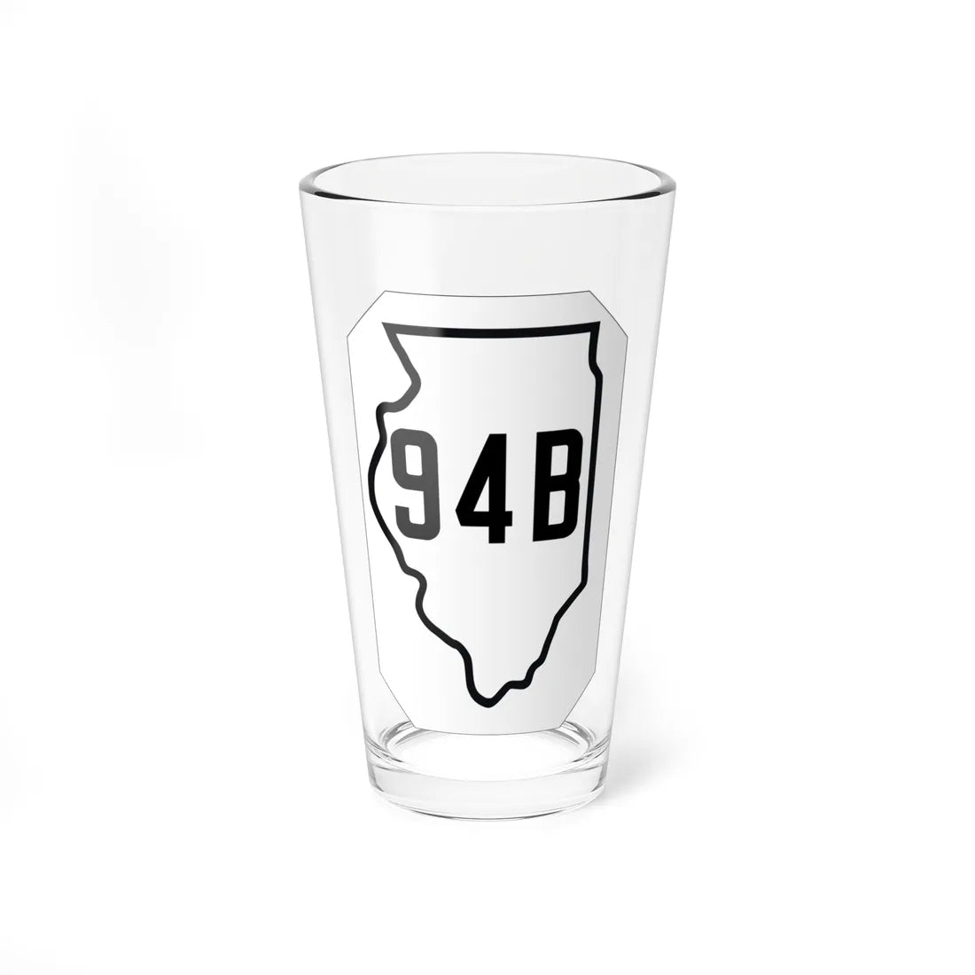 Illinois 94B 1926 (Illinois) (Road Sign) Pint Glss 16oz 16oz - Go Mug Yourself