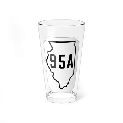 Illinois 95A 1926 (Illinois) (Road Sign) Pint Glass 16oz 16oz - Go Mug Yourself