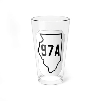 Illinois 97A 1926 (Illinois) (Road Sign) Pint Glass 16oz 16oz - Go Mug Yourself