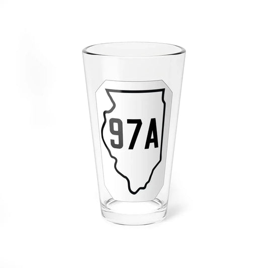 Illinois 97A 1926 (Illinois) (Road Sign) Pint Glass 16oz 16oz - Go Mug Yourself