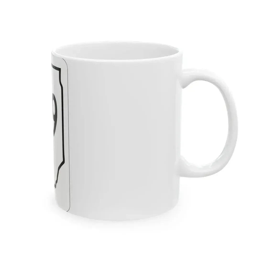 Illinois 99 1950 (Illinois) (Road Sign) White Coffee Mug - Go Mug Yourself