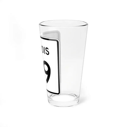 Illinois 99 (Illinois) (Road Sign) Pint Glss 16oz - Go Mug Yourself