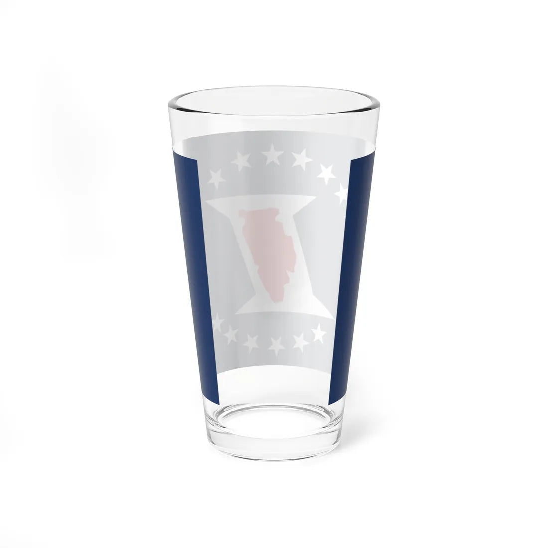Illinois Sesquicentennial Flag (United States) Pint Glass 16oz - Go Mug Yourself