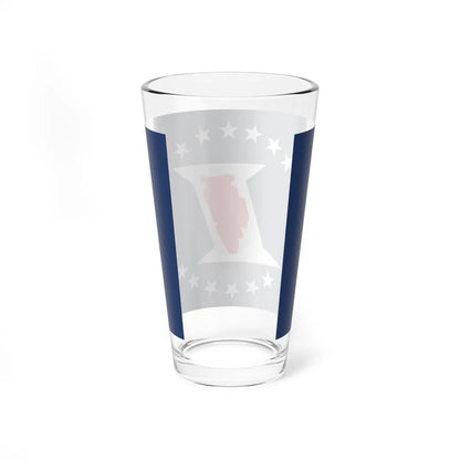 Illinois Sesquicentennial Flag (United States) Pint Glass 16oz - Go Mug Yourself