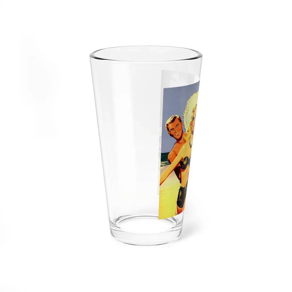 Illustration by Aubrey Rix 3 - Pint Glass 16oz-Go Mug Yourself