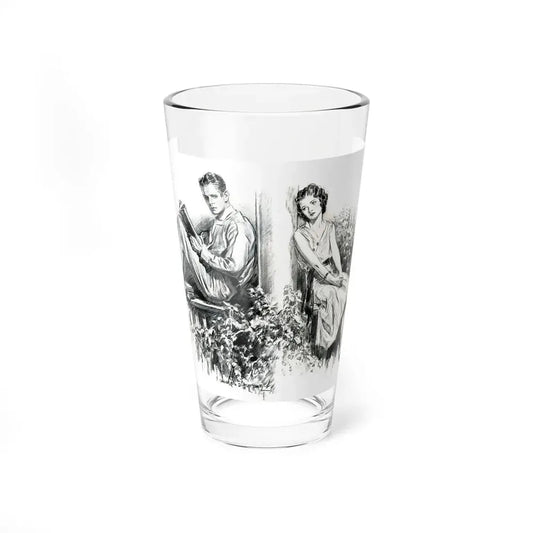 Illustration by Charles D. Mitchell, 1933 (1) - Pint Glass 16oz 16oz - Go Mug Yourself