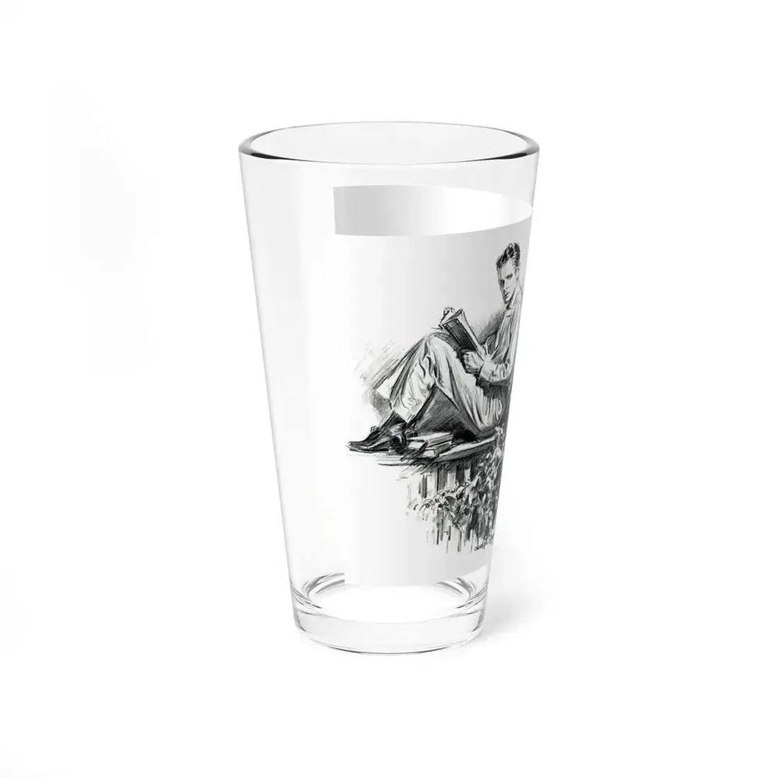 Illustration by Charles D. Mitchell, 1933 (1) - Pint Glass 16oz - Go Mug Yourself