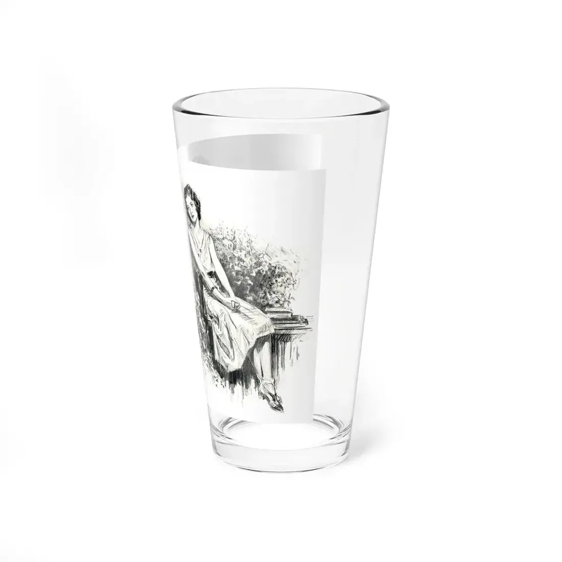 Illustration by Charles D. Mitchell, 1933 (1) - Pint Glass 16oz - Go Mug Yourself