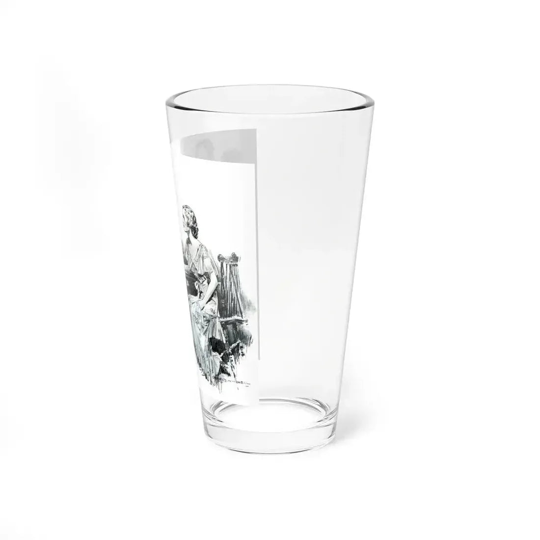 Illustration by Charles D. Mitchell, 1933 (2) - Pint Glass 16oz - Go Mug Yourself