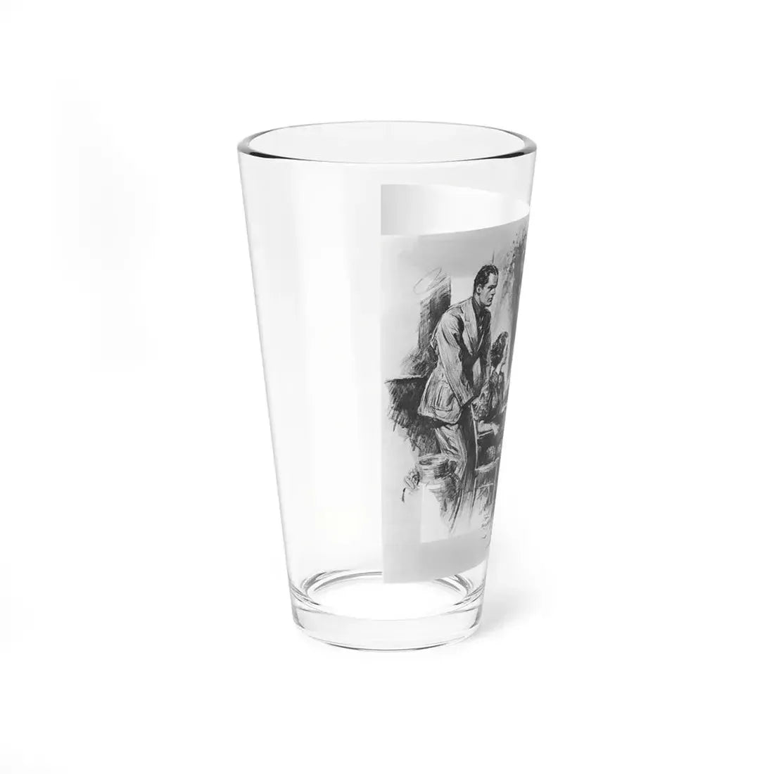 Illustration by Charles D. Mitchell, 1936 (2) - Pint Glass 16oz - Go Mug Yourself