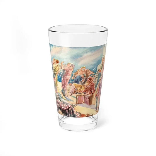 Illustration by Everett Shinn, 1927 - Pint Glass 16oz 16oz - Go Mug Yourself