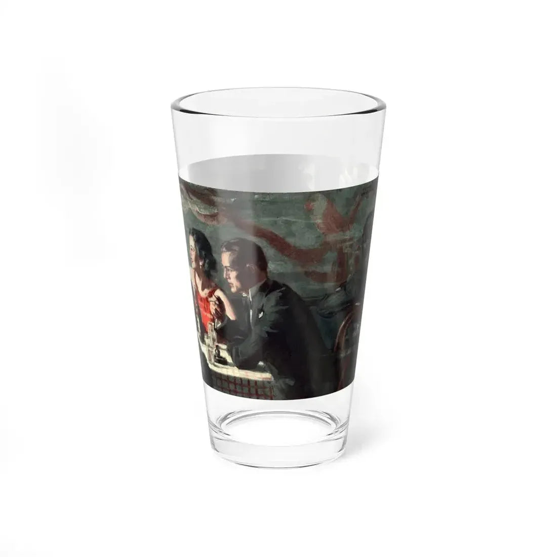 Illustration by Frank Bensing, 1936 - Pint Glass 16oz - Go Mug Yourself