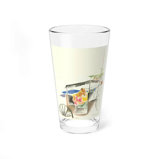 Illustration by Ilse Shank, 1938 - Pint Glass 16oz 16oz - Go Mug Yourself