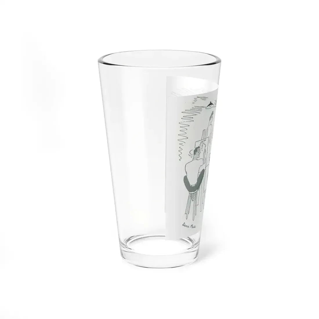 Illustration by Lena Rue, 1947 - Pint Glass 16oz - Go Mug Yourself