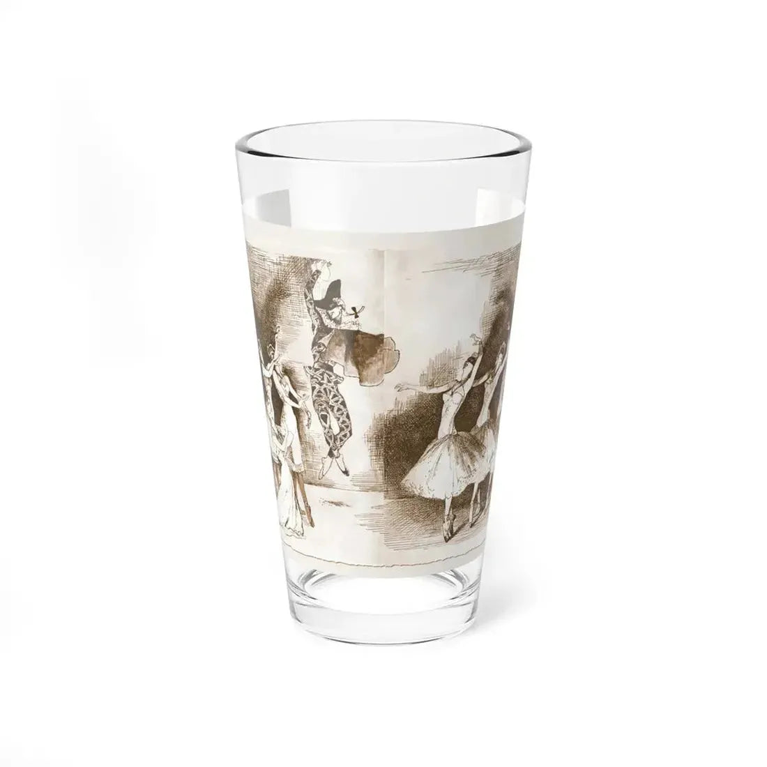 Illustration by Rene Bouche, 1942 - Pint Glass 16oz 16oz - Go Mug Yourself