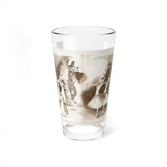 Illustration by Rene Bouche, 1942 - Pint Glass 16oz 16oz - Go Mug Yourself