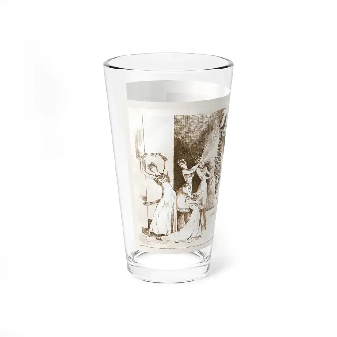 Illustration by Rene Bouche, 1942 - Pint Glass 16oz - Go Mug Yourself