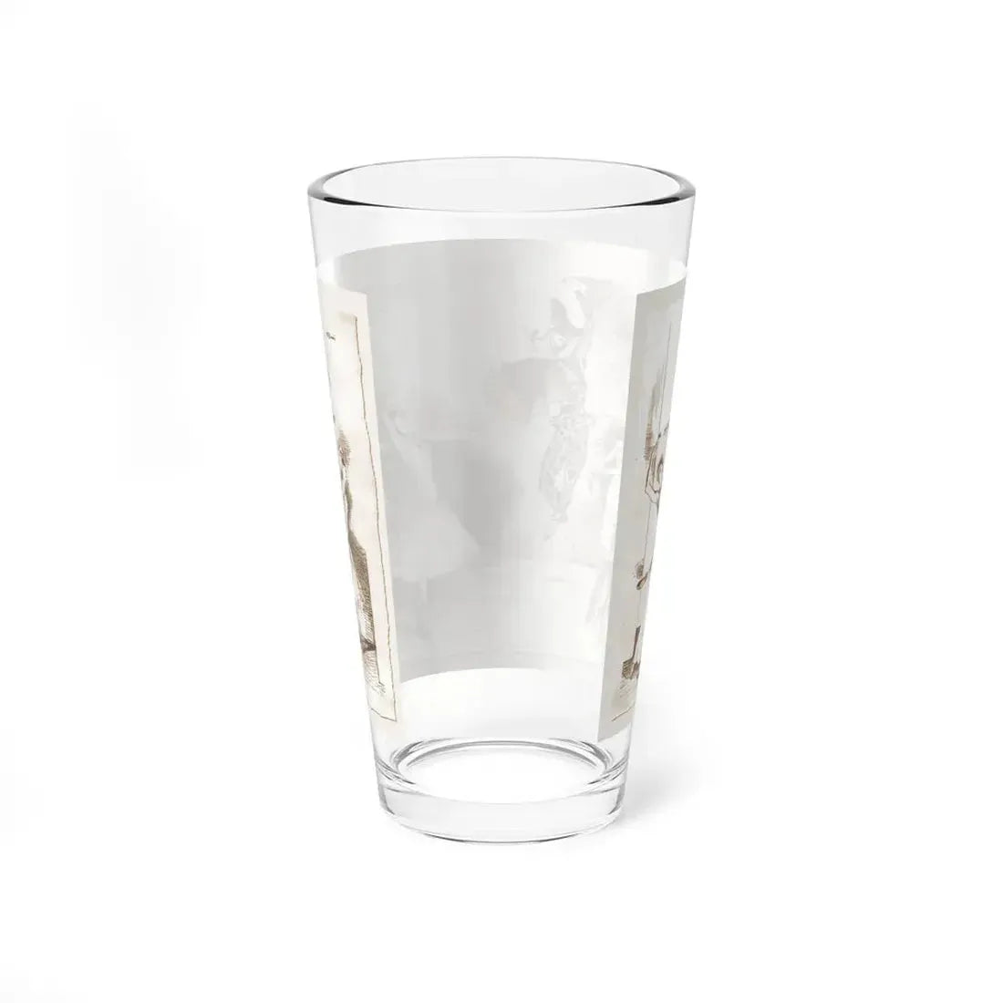 Illustration by Rene Bouche, 1942 - Pint Glass 16oz - Go Mug Yourself