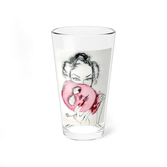 Illustration by Rene Bouche (2), 1954 - Pint Glass 16oz 16oz - Go Mug Yourself