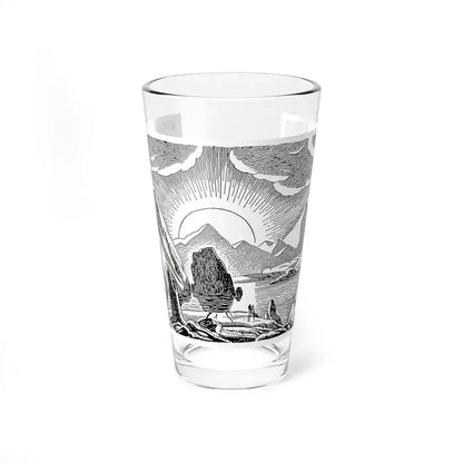Illustration by Rockwell Kent, 1927 (1) - Pint Glass 16oz 16oz - Go Mug Yourself