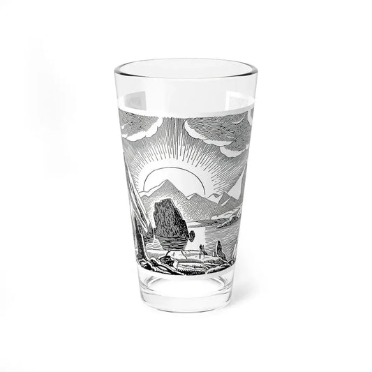 Illustration by Rockwell Kent, 1927 (1) - Pint Glass 16oz 16oz - Go Mug Yourself