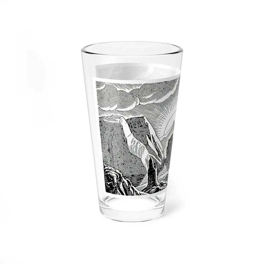 Illustration by Rockwell Kent, 1927 (1) - Pint Glass 16oz - Go Mug Yourself
