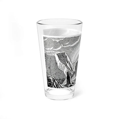 Illustration by Rockwell Kent, 1927 (1) - Pint Glass 16oz - Go Mug Yourself
